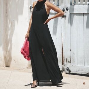 Vici Limitless Black Maxi Dress, Sz M
